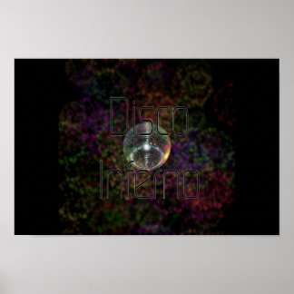Póster Disco inferno