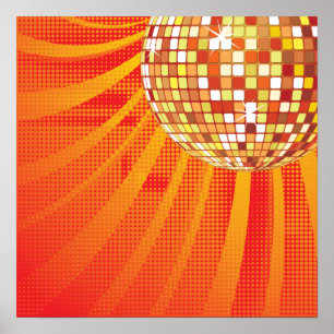 Póster Discoteca Funky Dance Music Niesclub