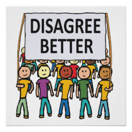 Póster Discrepar mejor
