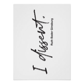 Póster Discrepo. Ruth Bader Ginsburg