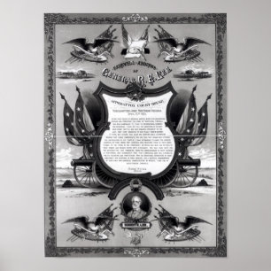 Póster Discurso de despedida del General Robert E. Lee