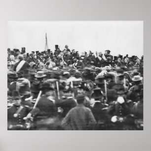 Póster Discurso de Gettysburg de Abe Lincoln: Fin de la G