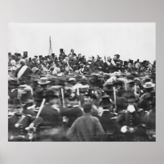 Póster Discurso de Gettysburg de Abe Lincoln: Fin de la G