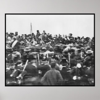 Póster Discurso de Gettysburg de Abe Lincoln: Fin de la G