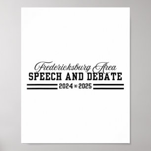 Póster Discurso Y Debate Rápido 2024-2025