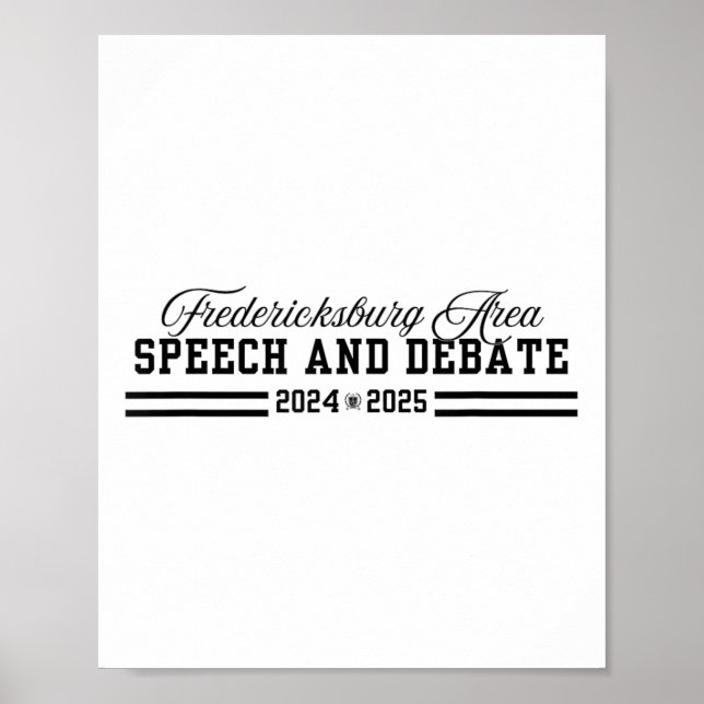 Póster Discurso Y Debate Rápido 2024-2025 (Frente)