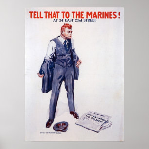 Póster Díselo A Los Marines