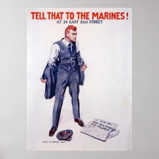 Póster Díselo A Los Marines