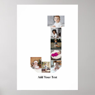 Póster Diseña tu propio cartel de fotocolage con la letra