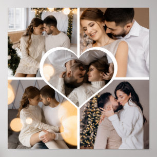 Póster Diseña tu propio collage de 5 fotos