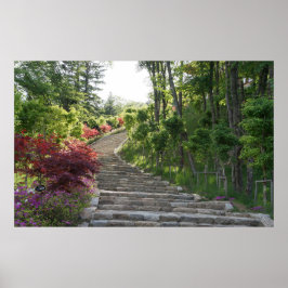 Póster Diseñado con una fotografía de Corea del Sur, impr