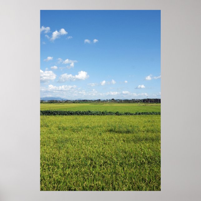 Póster Diseñado con una fotografía de Corea del Sur, impr (Frente)