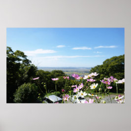 Póster Diseñado con una fotografía de Corea del Sur, impr