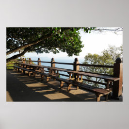 Póster Diseñado con una fotografía de Corea del Sur, impr