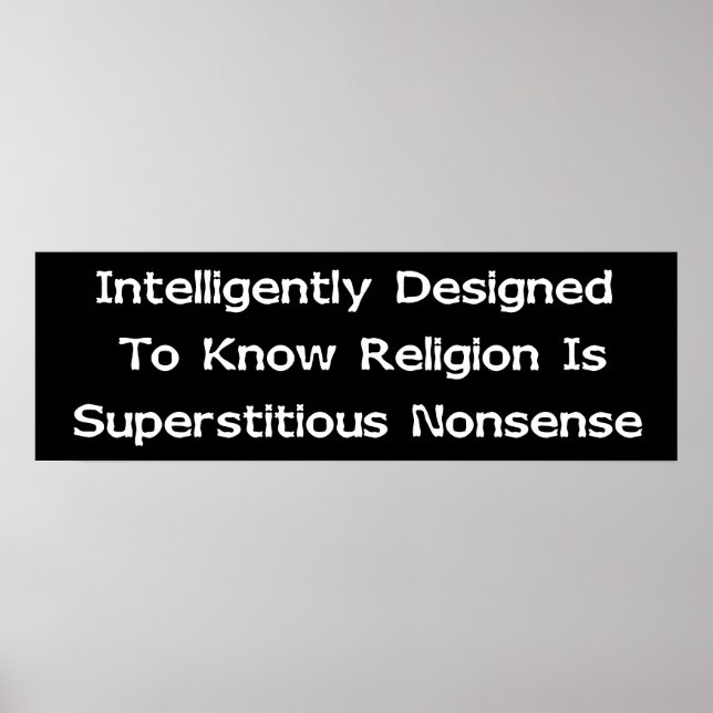 Póster Diseñado de forma inteligente (Frente)