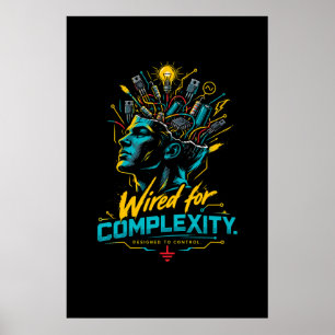 Póster Diseñado para la Complejidad Cartel de Ingeniería