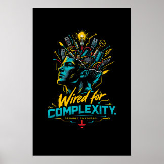 Póster Diseñado para la Complejidad Cartel de Ingeniería