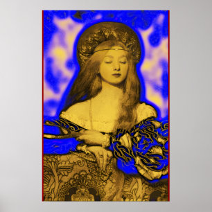 PÓSTER DISEÑADOR DE COSTUMBRES DE BELLEZA DE VANITY-FASHI