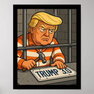 Póster Diseñador de placas de licencia Trump 3.0