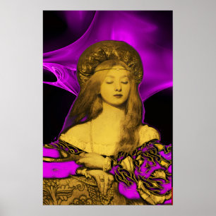 PÓSTER DISEÑADOR DE VESTUARIO DE BELLEZA VANIDAD MODA