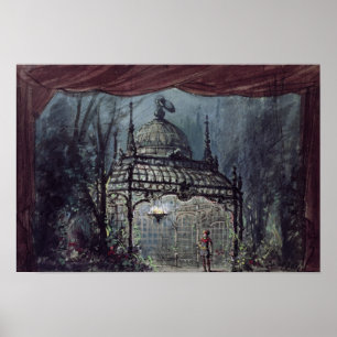 Póster Diseñar para 'La flauta mágica'