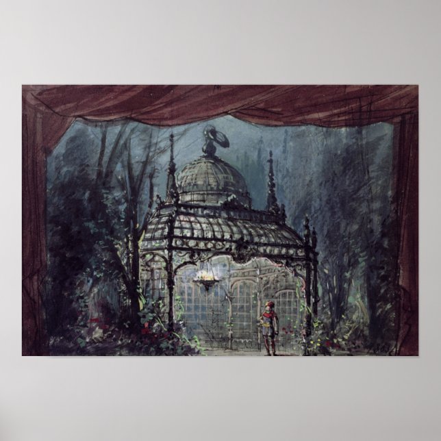 Póster Diseñar para 'La flauta mágica' (Frente)