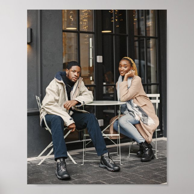 Póster Diseñar su propia foto única (Frente)