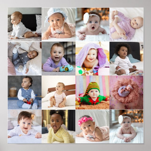 Póster Diseñar su propio Collage de fotos 16 (Frente)