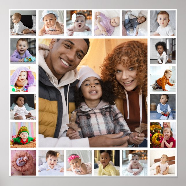 Póster Diseñar su propio Collage de fotos 21 (Frente)