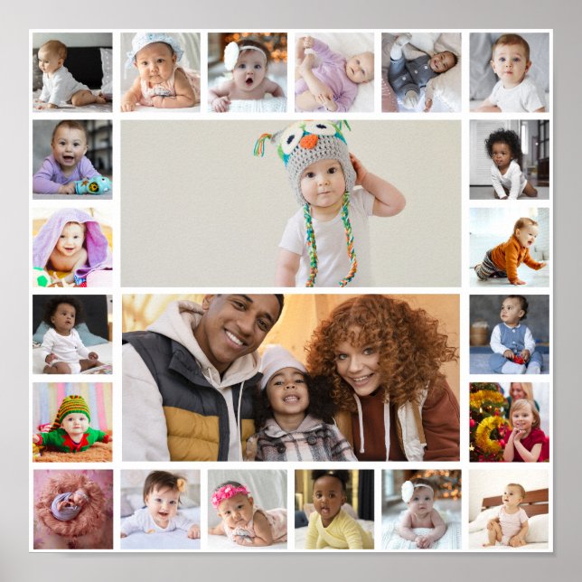 Póster Diseñar su propio Collage de fotos 22 (Frente)