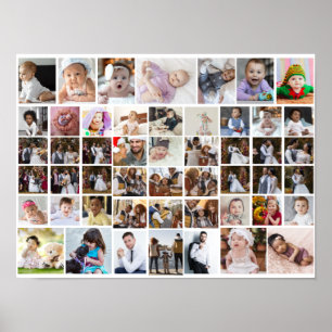 Póster Diseñar su propio Collage de fotos 50
