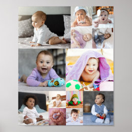 Póster Diseñar su propio Collage de fotos de 13