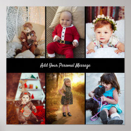 Póster Diseñar su propio Collage de fotos de 6