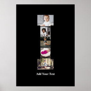 Póster Diseñar tu propia letra I Collage de fotos