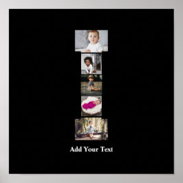 Póster Diseñar tu propia letra I Collage de fotos