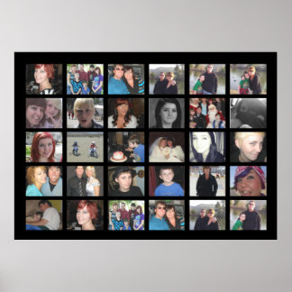 Póster Diseñar tu propio Collage de fotos de Instagram de