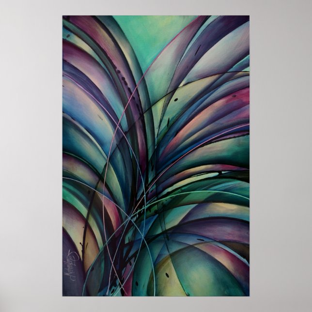 Póster 'Diseño abstracto' (Frente)