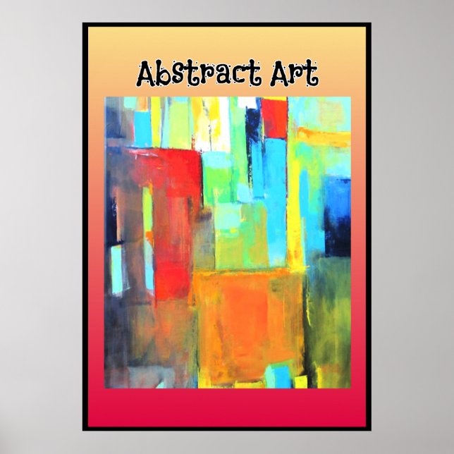 Póster Diseño abstracto (Frente)