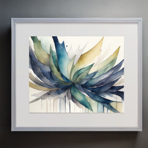 Póster Diseño abstracto de color de agua de color Guay si
