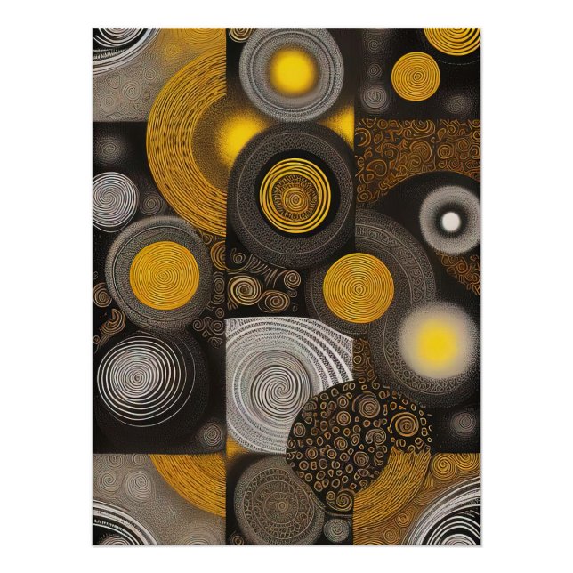 Póster Diseño abstracto de Eva 2 (Anverso)