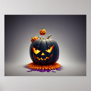 Póster Diseño abstracto de Halloween