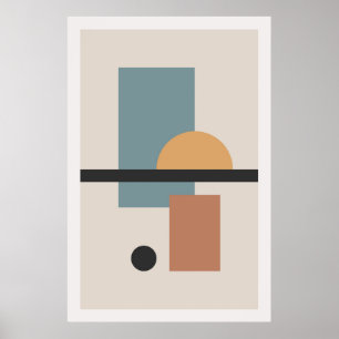 Póster Diseño abstracto minimalista