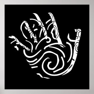 Póster diseño abstracto moderno