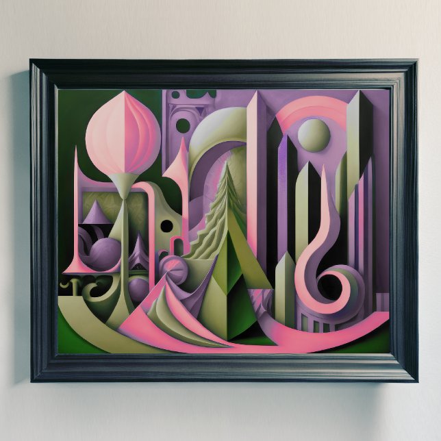 Póster Diseño abstracto moderno Cubismo Surrealismo 4:5 (Subido por el creador)