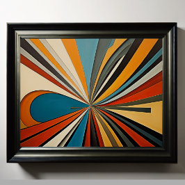 Póster Diseño abstracto moderno Futurismo 4:5