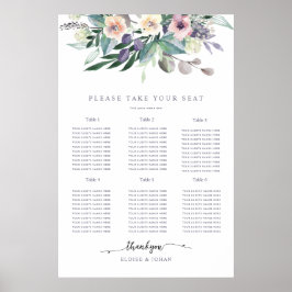 Póster Diseño acuático de verano brillante