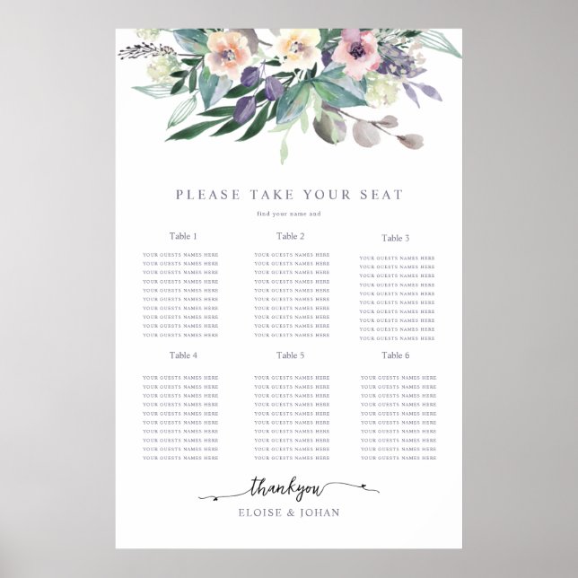 Póster Diseño acuático de verano brillante (Frente)