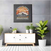 Diseño "Adventure Awaits-Explore the mountain"