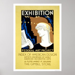 Póster Diseño americano WPA 1936