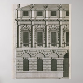Póster Diseño arquitectónico que demuestra propo paladian